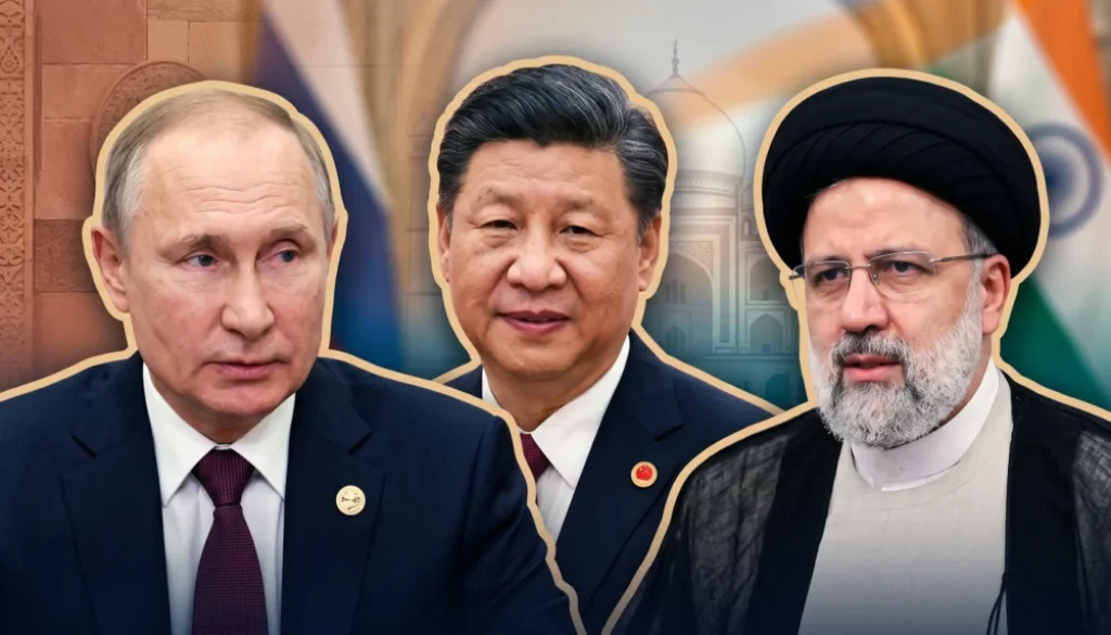 Vladimir Putin, Xi Jinping, dan Presiden Iran Masoud Pezeshkian dijadwalkan bertemu di India dalam KTT BRICS di tengah konflik Timur Tengah dan Ukraina.