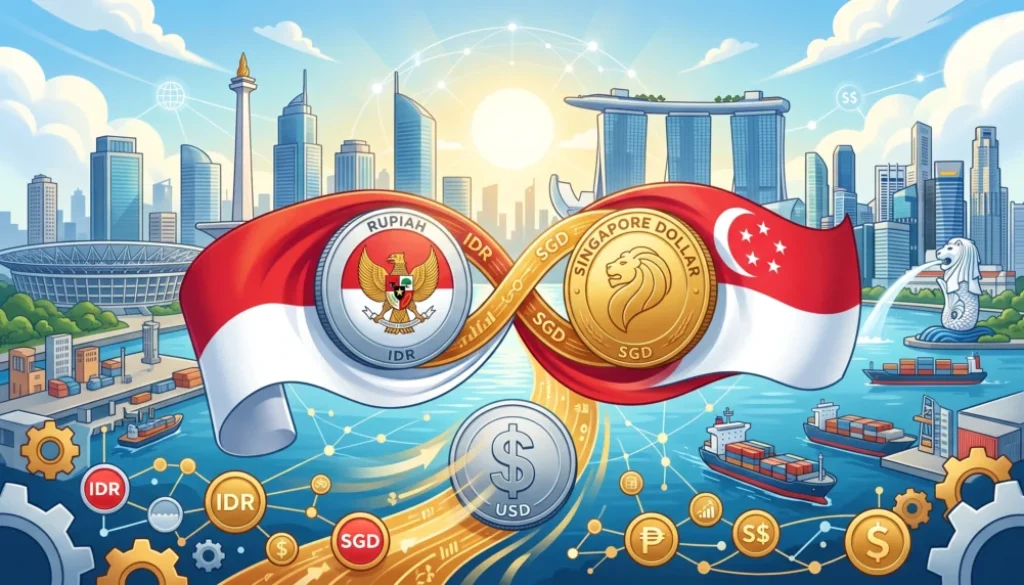 RI-Singapura Resmi Gunakan Mata Uang Lokal, Kurangi Ketergantungan Dolar AS