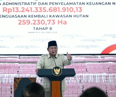 Prabowo Sebut Rp52 Triliun Diselamatkan dari Hutan