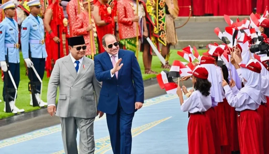 Presiden Mesir El-Sisi Bertemu Prabowo di Istana Negara