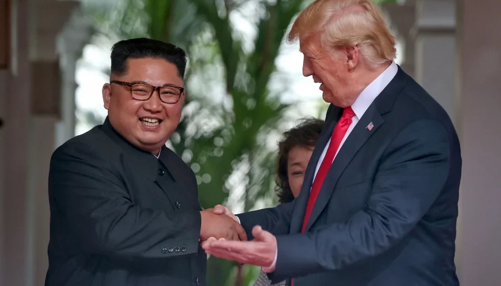 Trump Buka Peluang Bertemu Kim Jong Un pada November